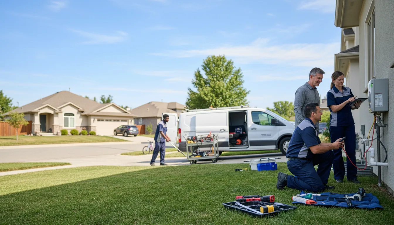 Tankless water heater service in Drums, PA